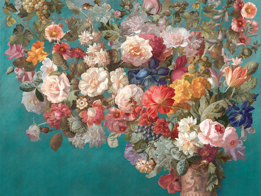 Фреска Affresco Цветариум Still Life with Flowers COL2 | Гарантия низкой цены!