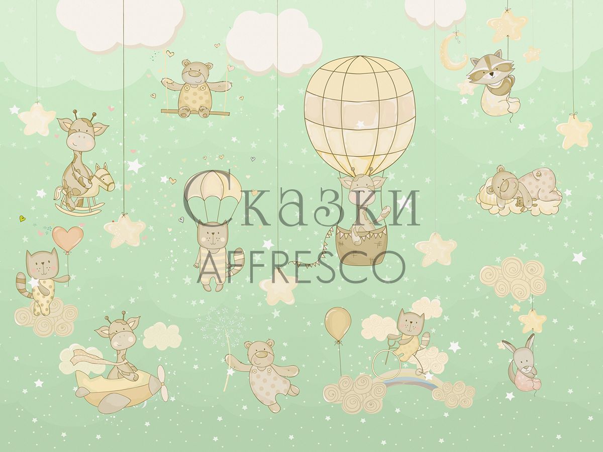 Фреска Affresco Сказки Affresco ZK637-COL3 | Гарантия низкой цены!