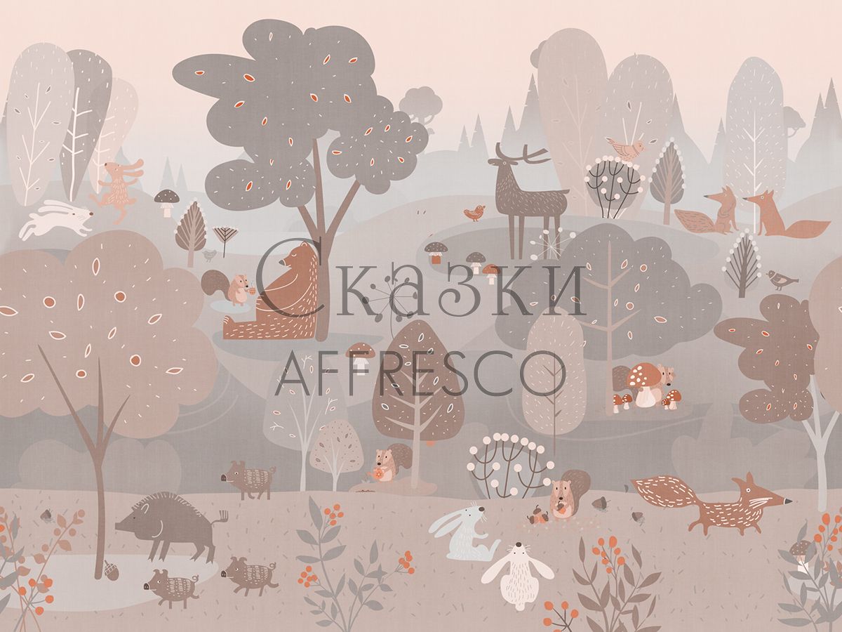 Фреска Affresco Сказки Affresco ZK633-COL4 | Гарантия низкой цены!
