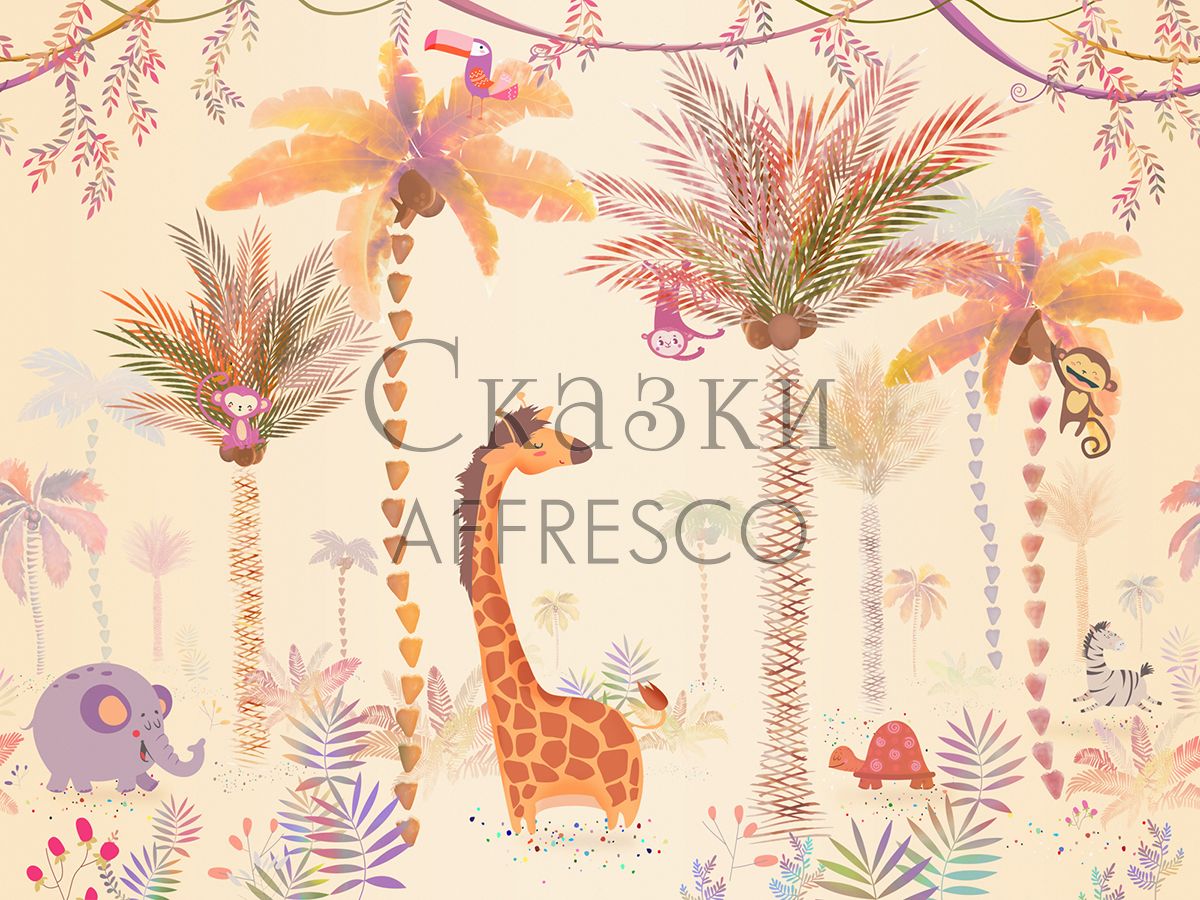 Фреска Affresco Сказки Affresco ID689-COL4 | Гарантия низкой цены!