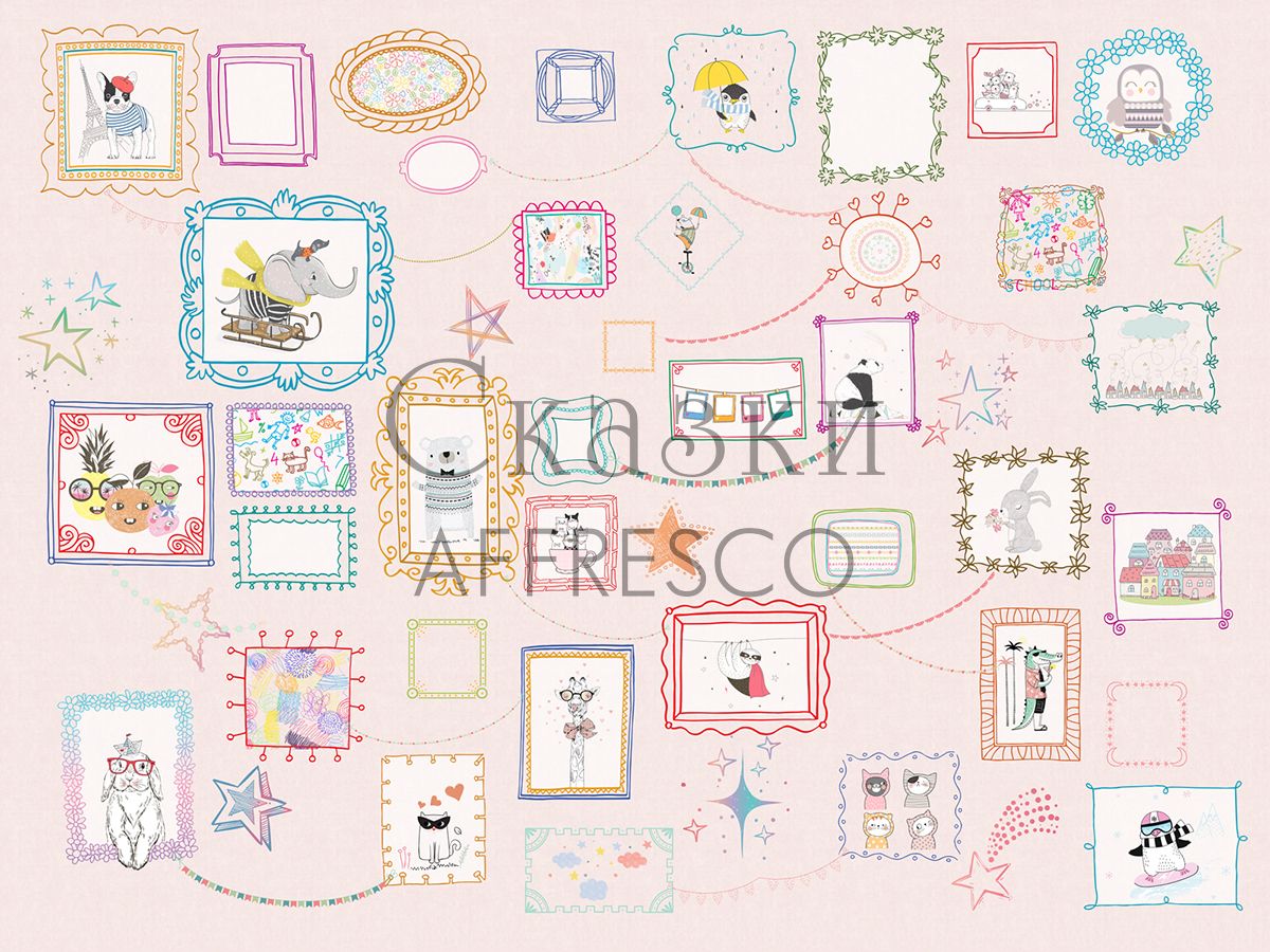 Фреска Affresco Сказки Affresco ZK674-COL2 | Гарантия низкой цены!