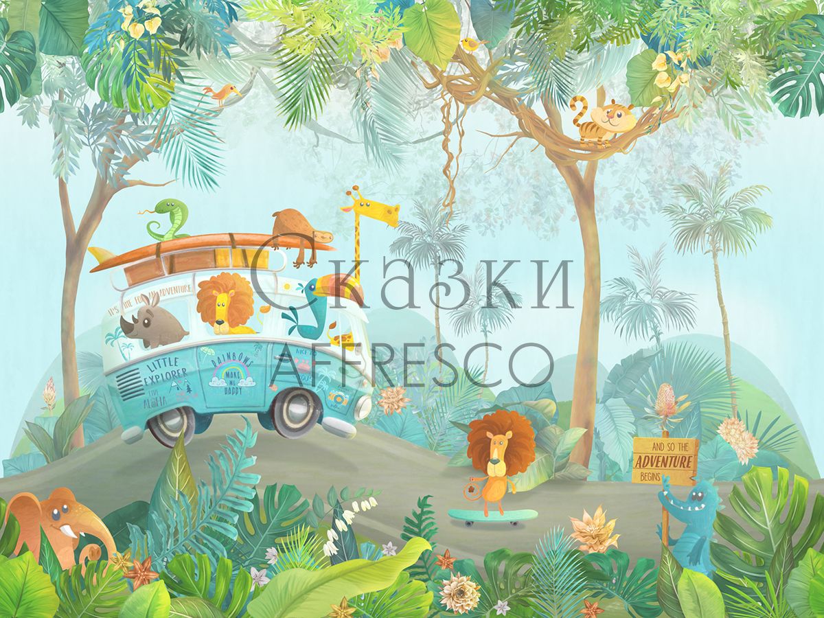 Фреска Affresco Сказки Affresco ML664-COL1 | Гарантия низкой цены!