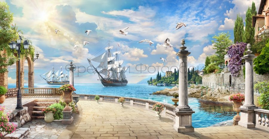 Фреска Affresco Фрески и фотообои 6446 | Гарантия низкой цены!