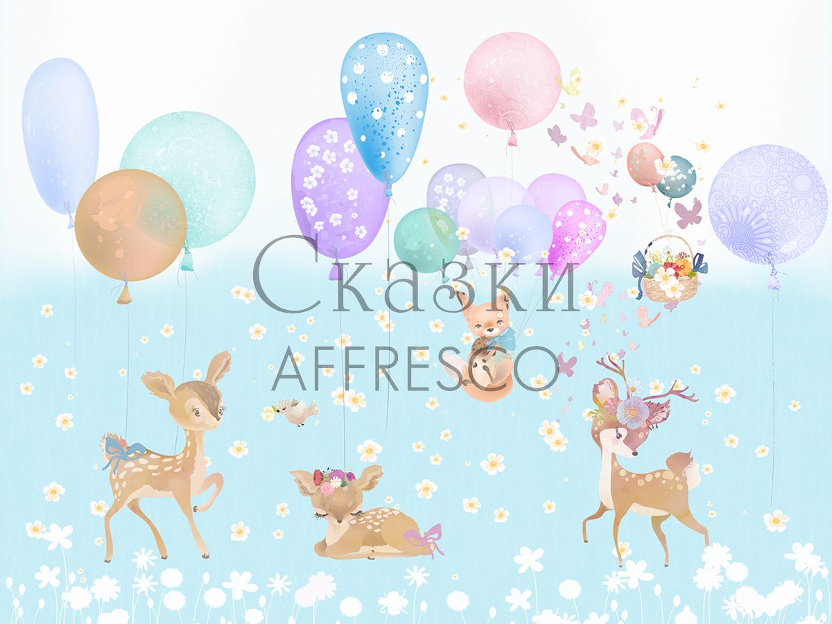 Фреска Affresco Сказки Affresco SN665-COL4 | Гарантия низкой цены!