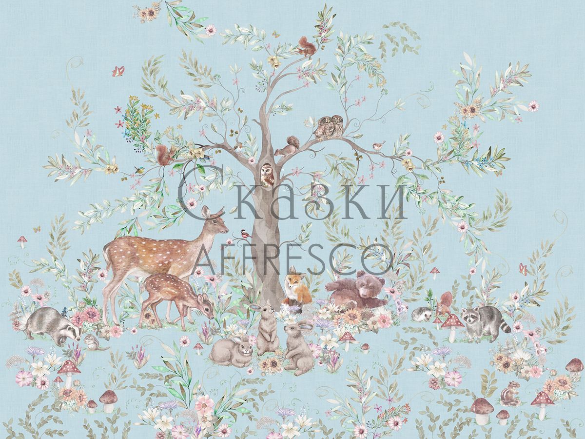 Фреска Affresco Сказки Affresco SN611-COL1 | Гарантия низкой цены!
