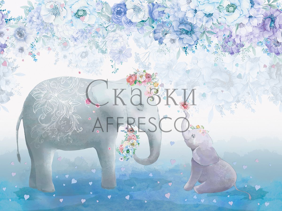 Фреска Affresco Сказки Affresco SN658-COL1 | Гарантия низкой цены!