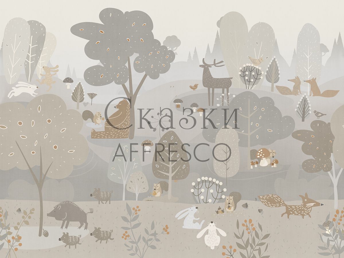 Фреска Affresco Сказки Affresco ZK633-COL3 | Гарантия низкой цены!