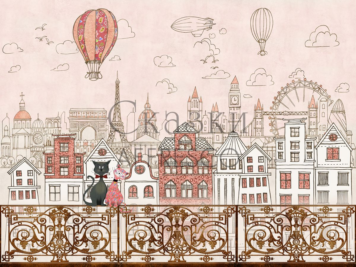 Фреска Affresco Сказки Affresco SN628-COL3 | Гарантия низкой цены!